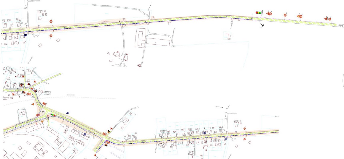 Satiksmes organizācijas shēma Garozas ielā