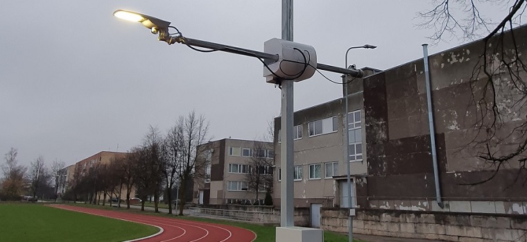 Jelgavas Tehnoloģiju vidusskolas apgaismojuma modelēšanas poligons