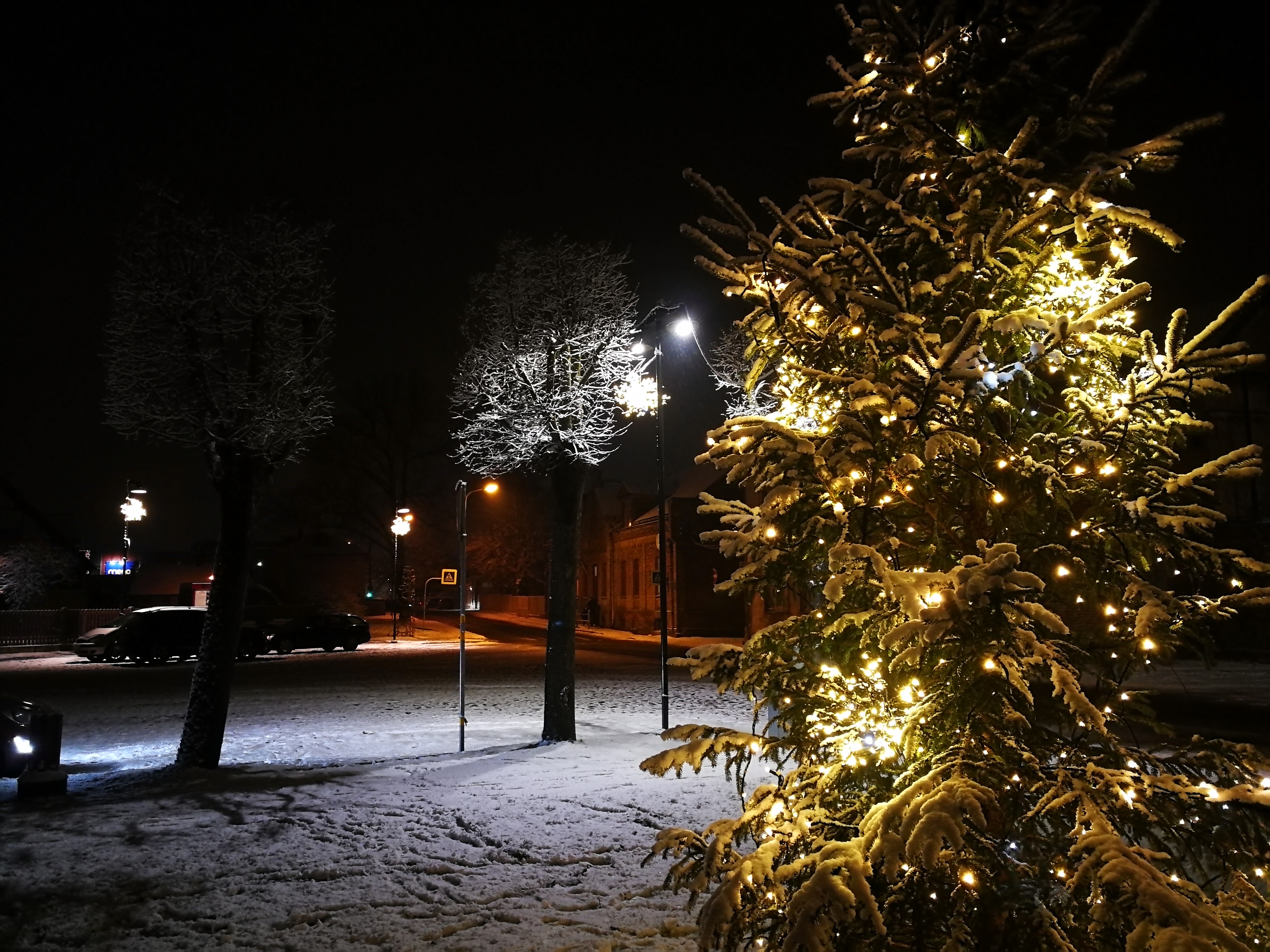 Ziemassvētku rotājumi Vecpilsētā