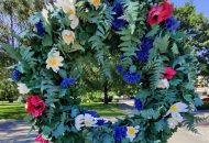 Līgo svētku dekors "Vainags" Hercoga Jēkaba laukumā