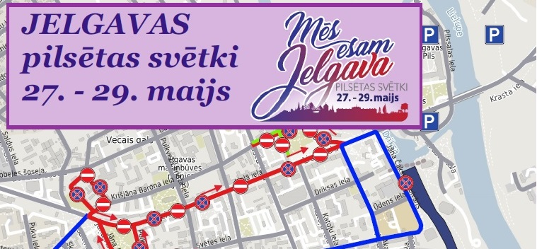 Jelgavas pilsētas svētku satiksmes organizācija