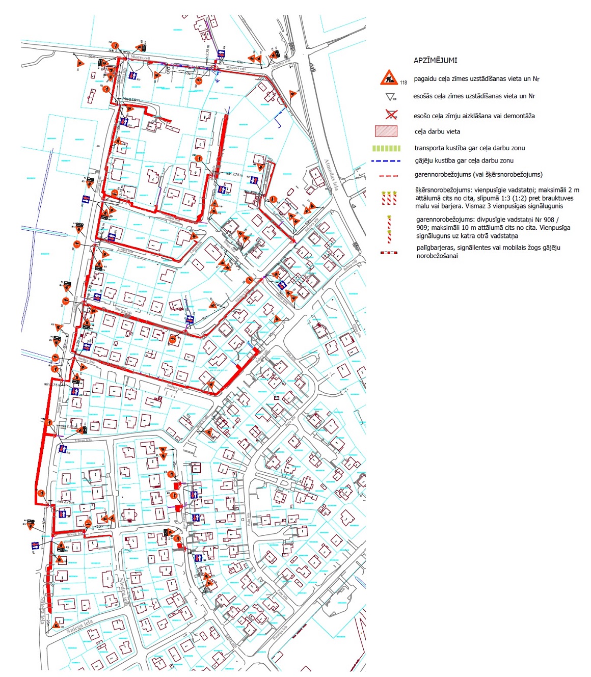 Satiksmes organizācijas shēma