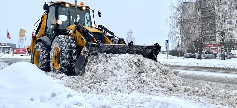 Sniega tīrīšanas tehnika. Foto: SIA "KULK"