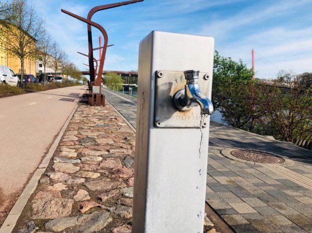 struklakas Brīvkrāns Jāņa Čakstes bulvārī