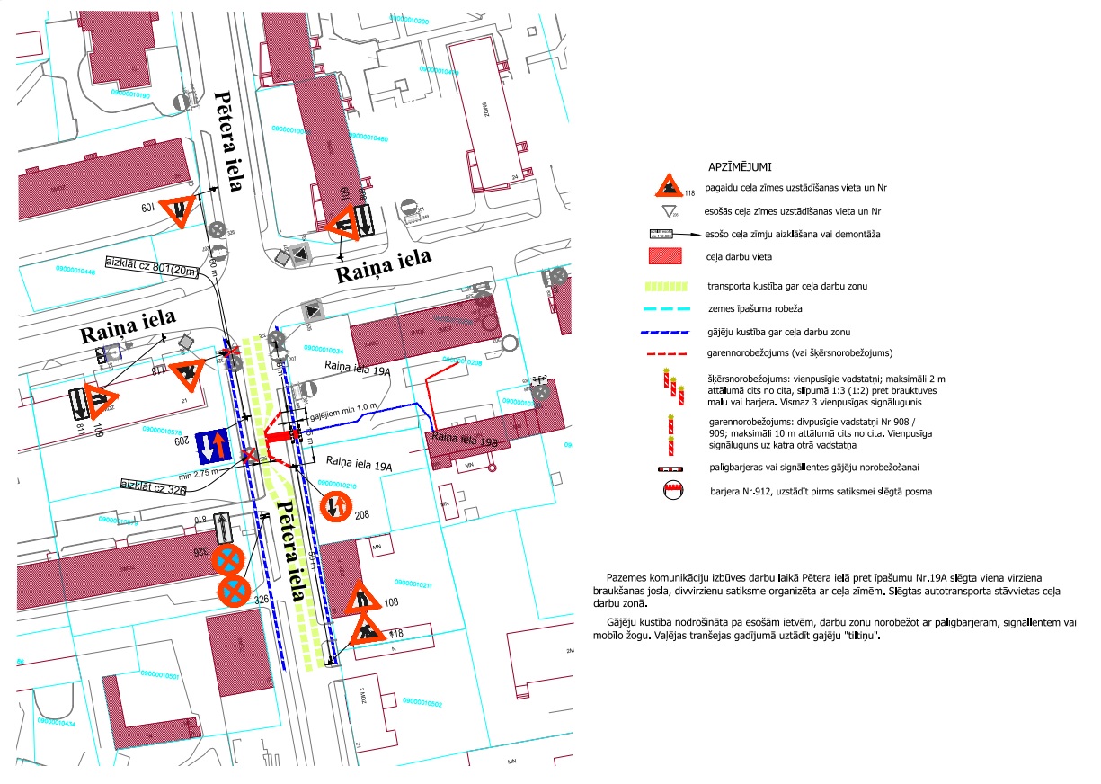 Satiksmes izmaiņas Pētera ielā