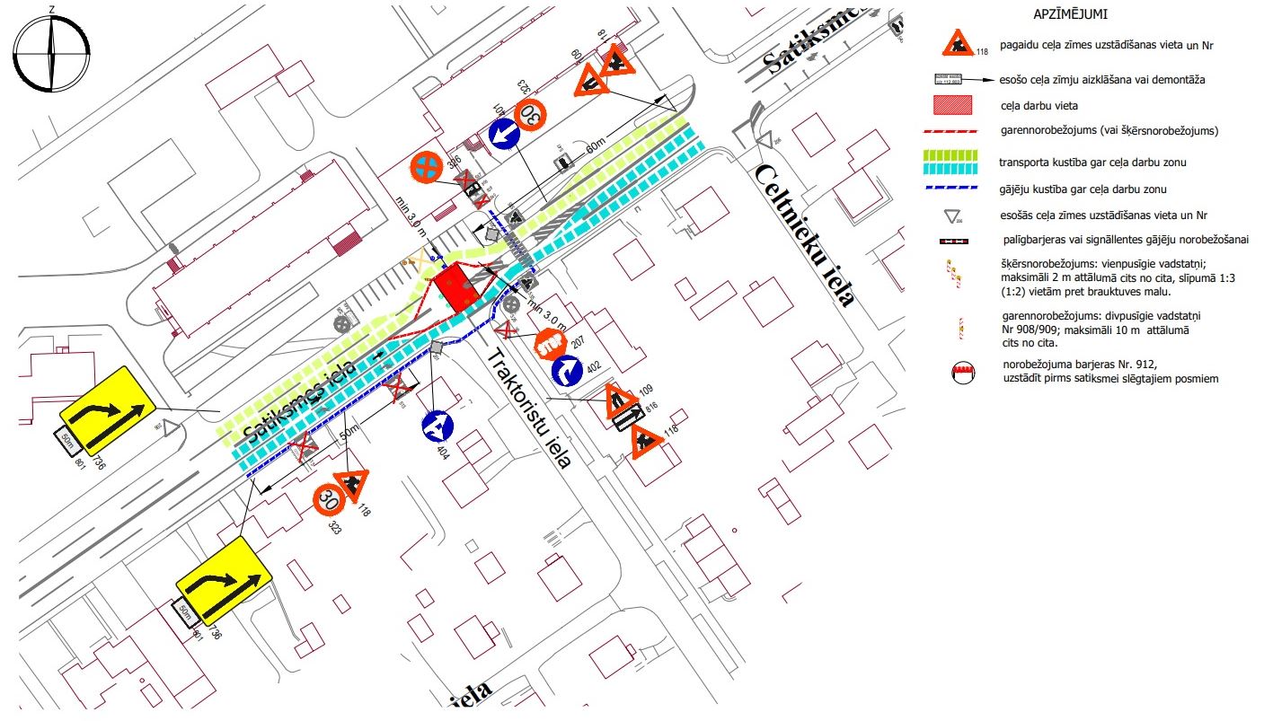 Ierobežojumi Satiksmes ielā