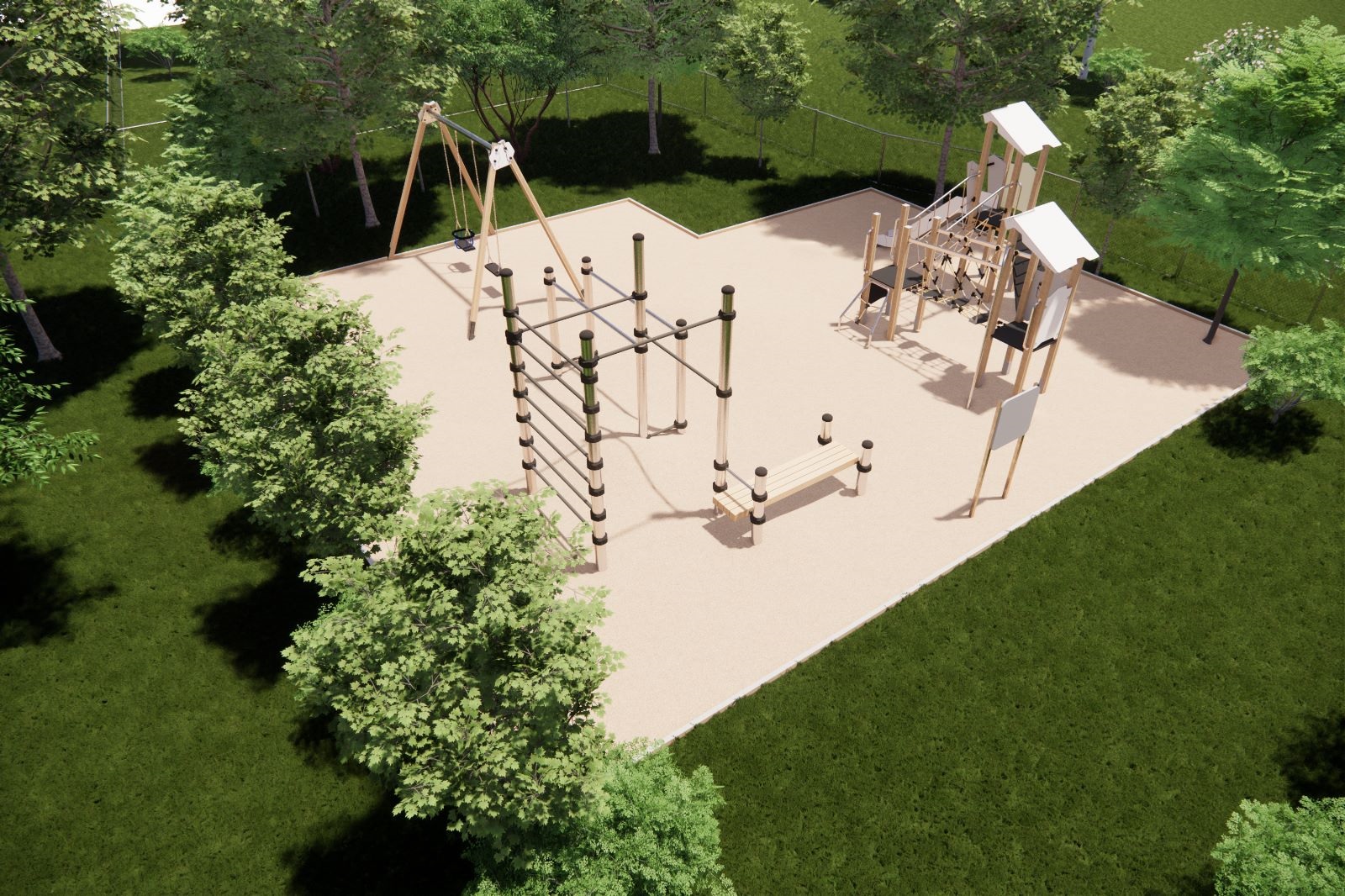 Rotaļu laukuma projekts Spāru ielā