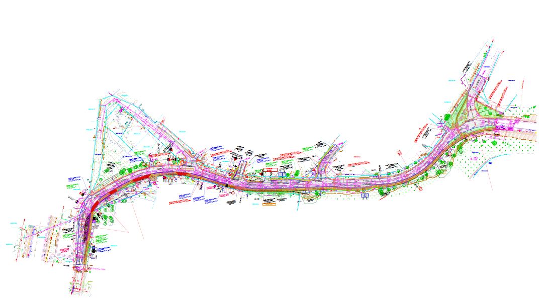 Būvprojekts: “Dzirnavu ielas un Bauskas ielas posmu pārbūve, Jelgavā” - ģenerālplāns. *Būvniecības laikā projekta risinājumi var mainīties.