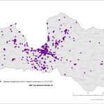 Kailgliemežu izplatības karte