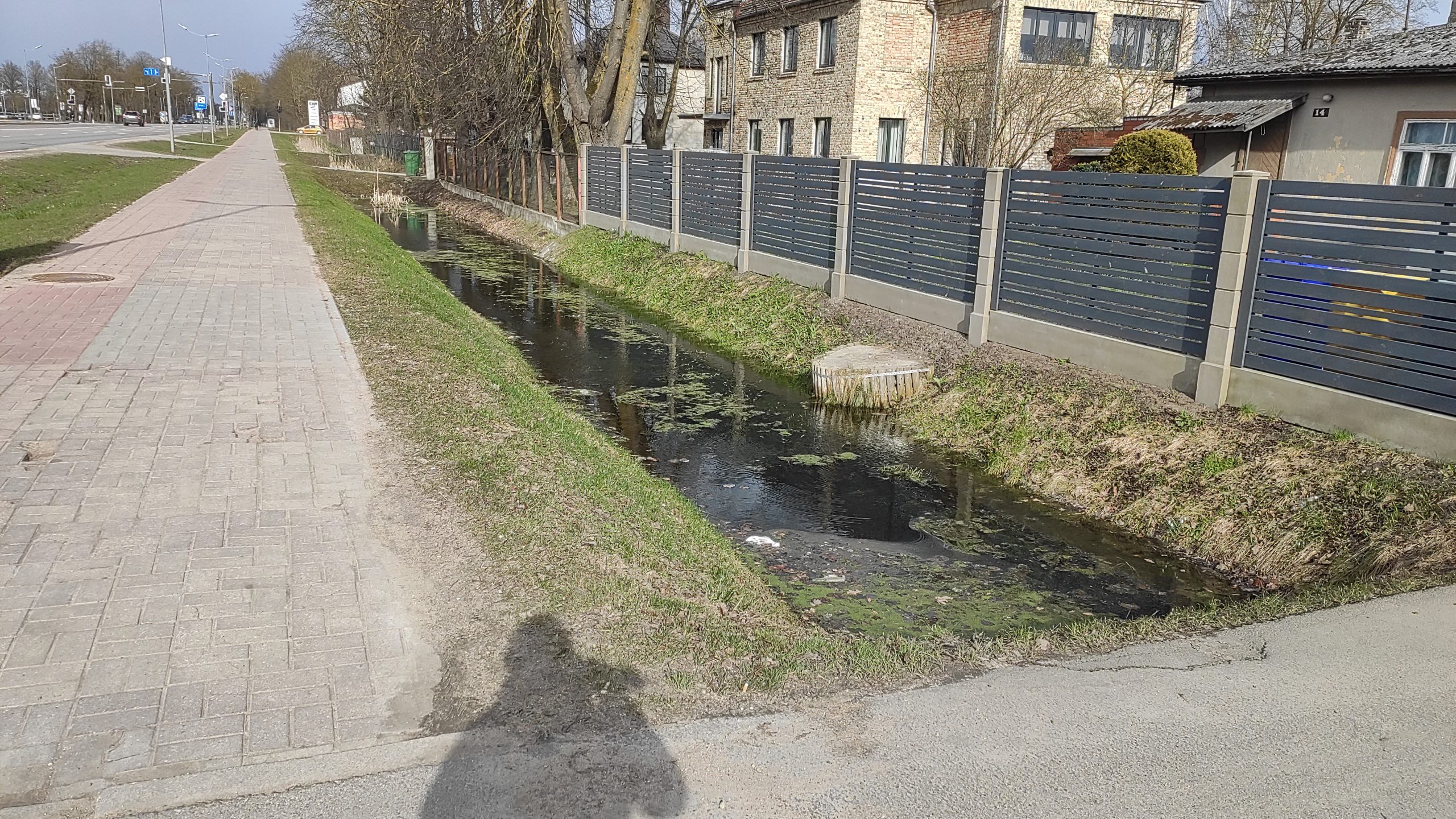 Grāvis pēc darbu pabeigšanas