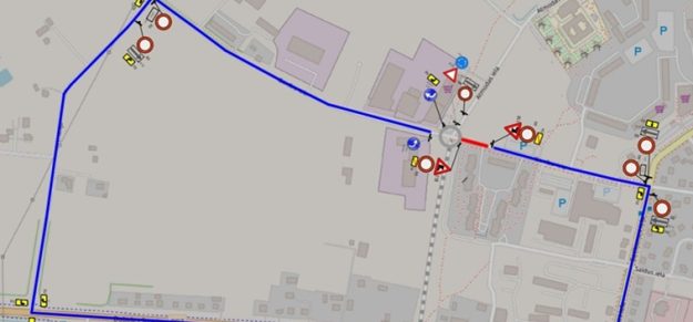 Ganibu_iela_slegsana_small Satiksmes organizācijas shēma Ganību ielā