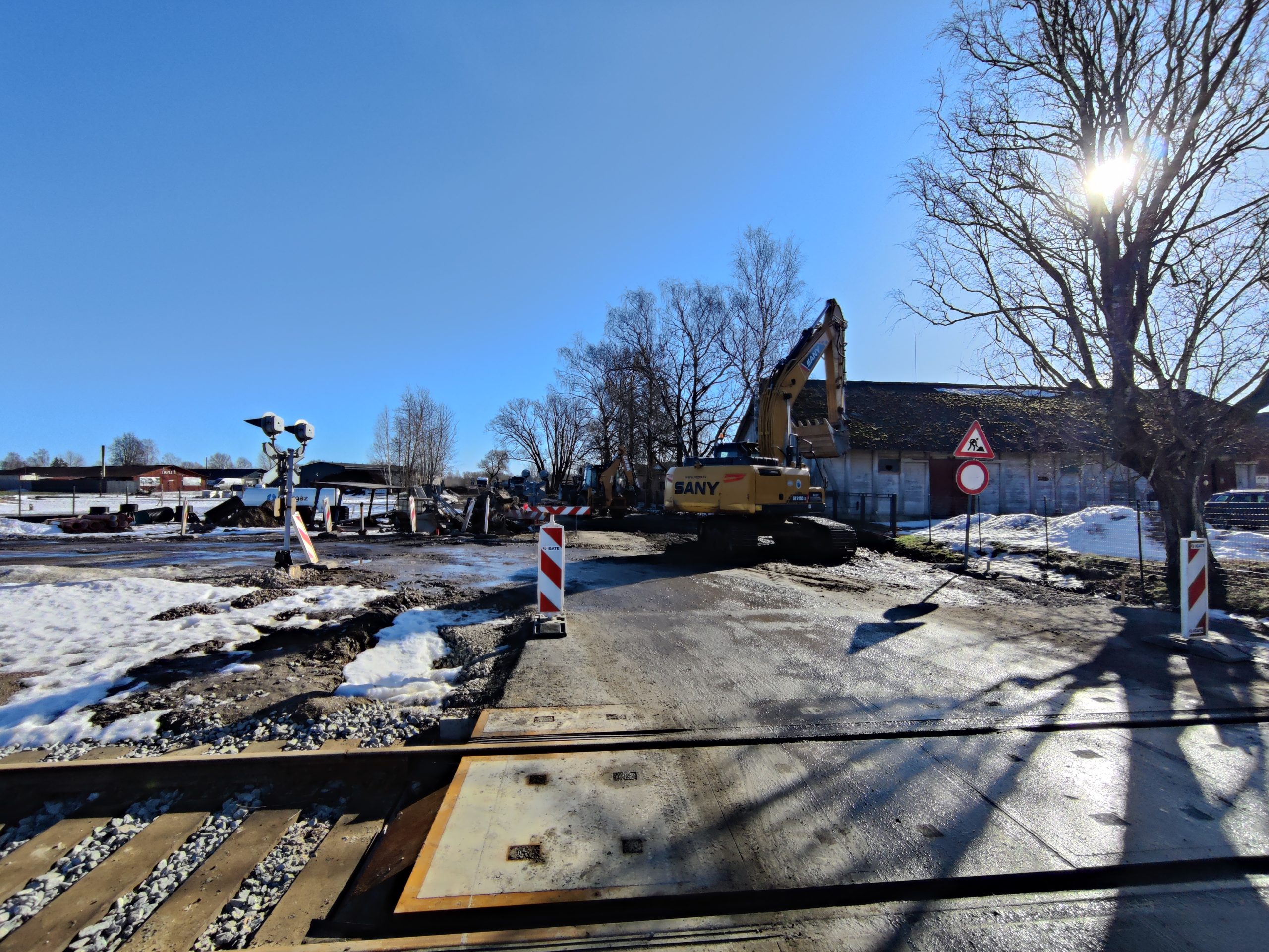 Būvdarbu norise Dzirnavu ielā