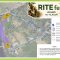 Satiksmes organizācijas shēma festivalam "RITE fest" Jelgavā, Cukura un Pļavu ielas apkārtnē, ar norādītām norises vietām, stāvlaukumiem un satiksmes ierobežojumiem.
