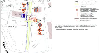 No_Jana_ielas no 12.augusta līdz 31.augustam ierobežot satiksmes kustību iebraucamajā ceļā (zemes vienība ar kadastra apzīmējumu 09000060346) no Jāņa ielas. Darbu uzsākšanas un veikšanas laiks atkarīgs no tehnoloģiskā procesa.