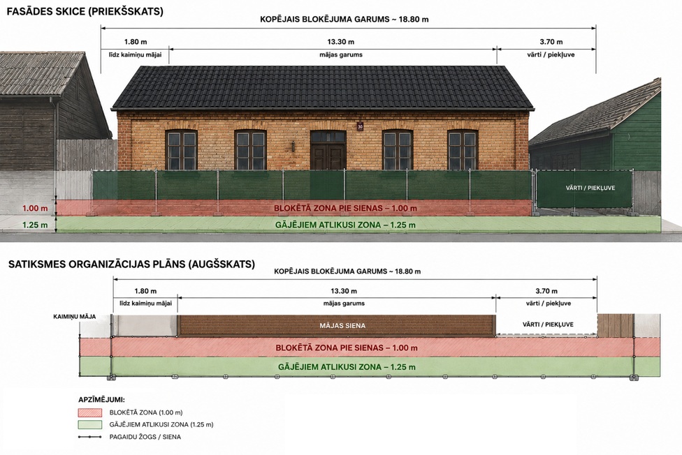 Ierobežota gājēju kustība Mātera ielā